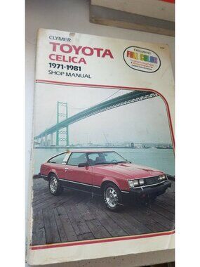 Book 1971 - 1981  Clymer Toyota Celica  Shop Manual Full color A196
